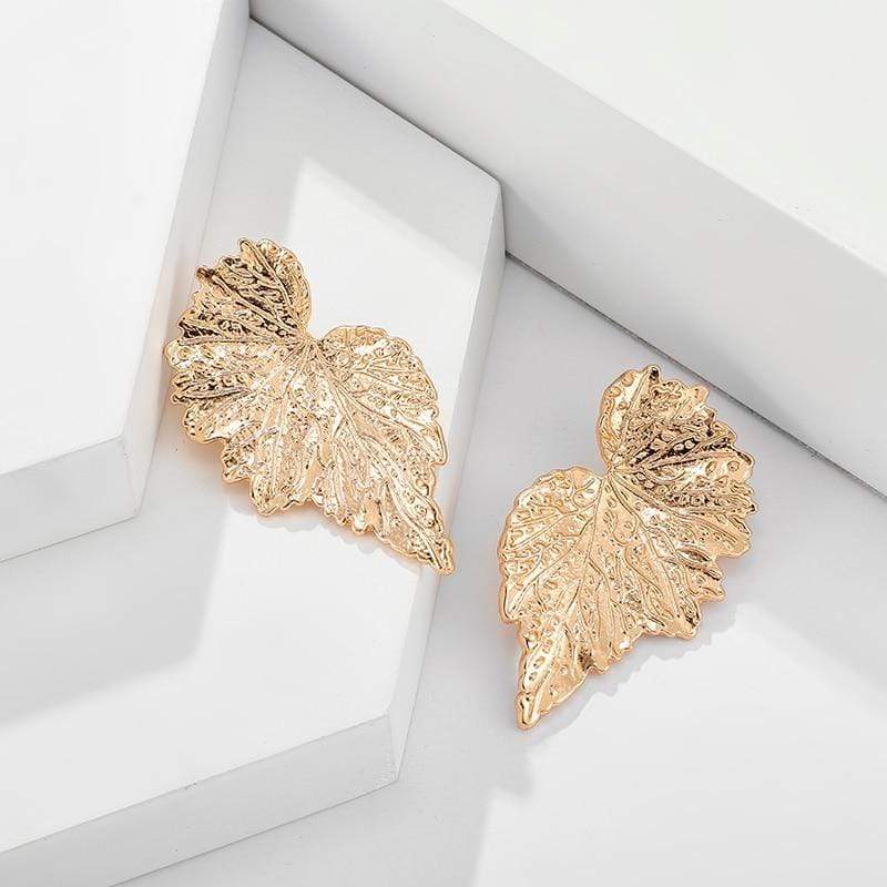 Gold Leaf Earrings