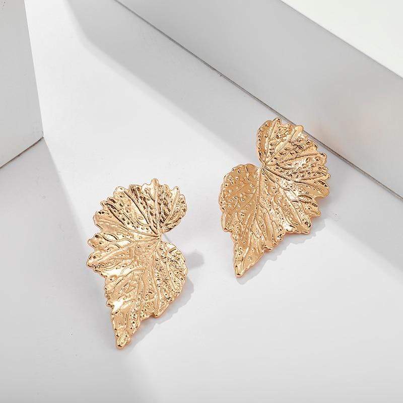 Gold Leaf Earrings