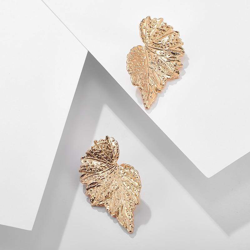 Gold Leaf Earrings