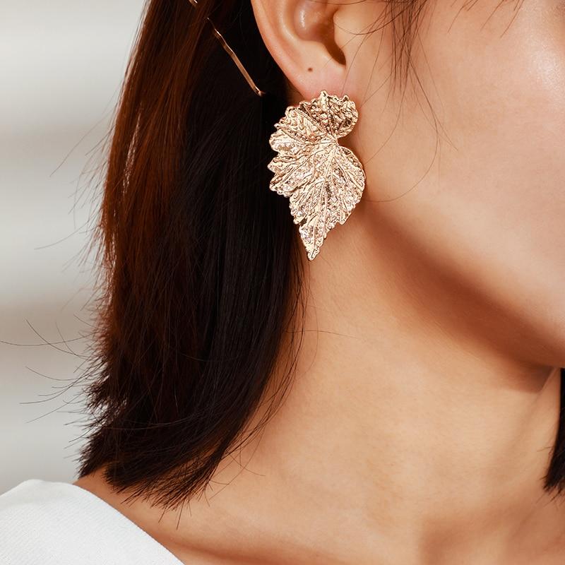 Gold Leaf Earrings