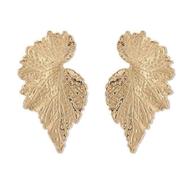 Gold Leaf Earrings