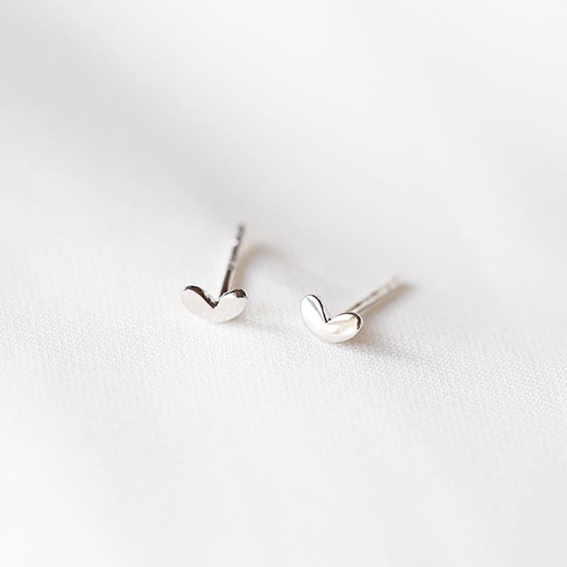 Heart Stud Earrrings