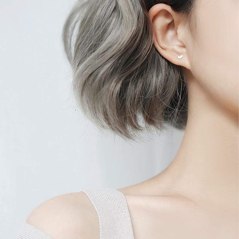 Heart Stud Earrrings