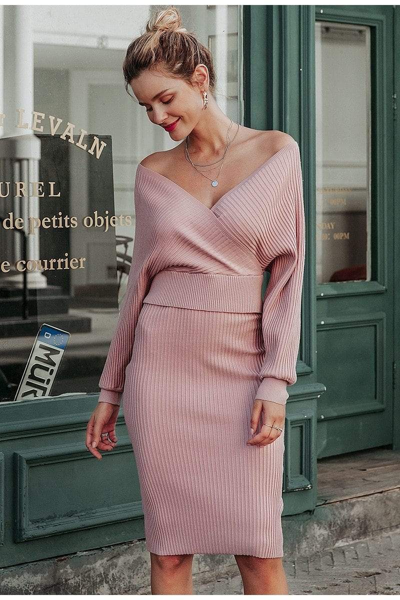 Hepburn Off Shoulder Dress