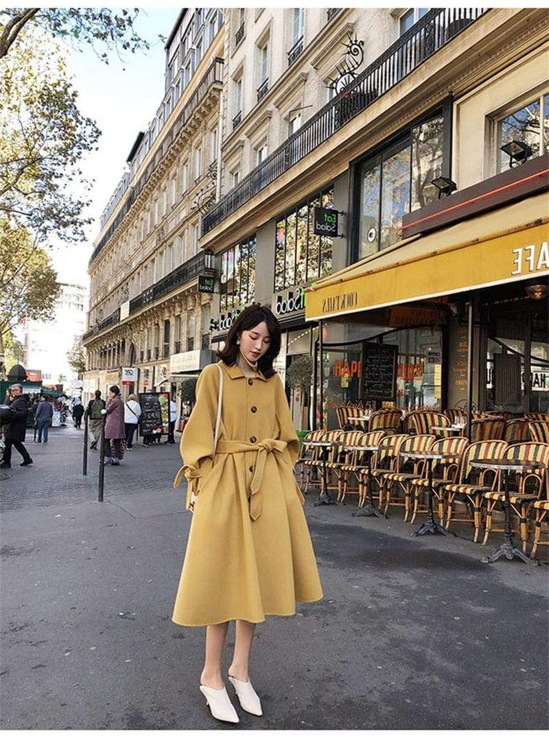 Hollywood Single Breasted Coat
