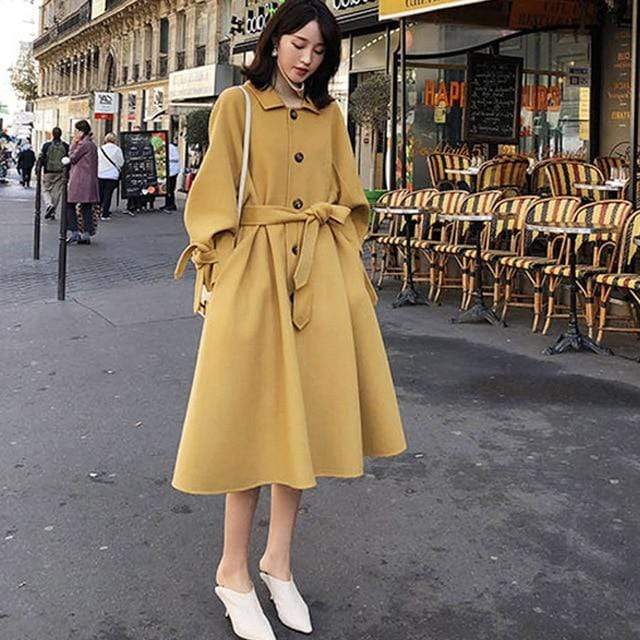 Hollywood Single Breasted Coat