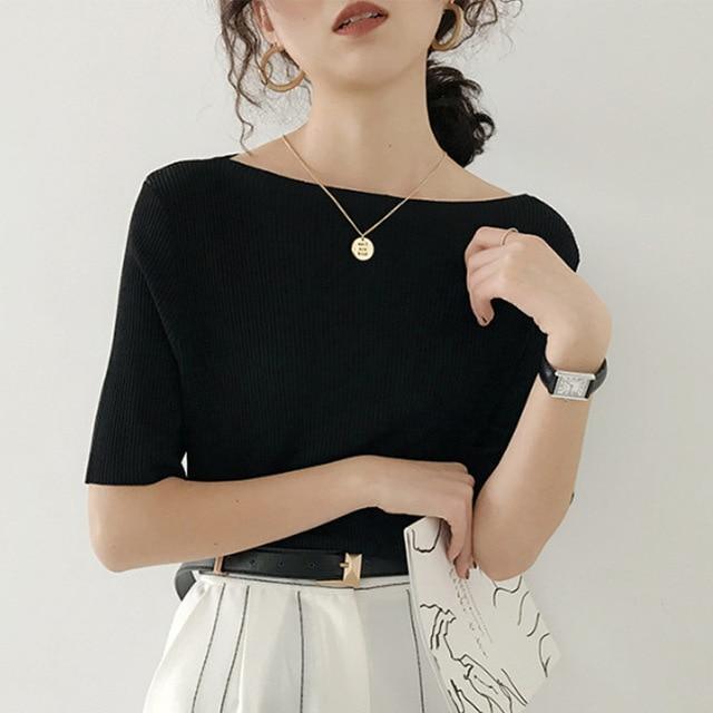 Lisa Crew Neck Top