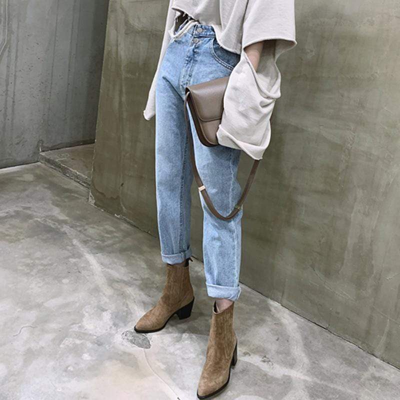 Lulu High Waist Denim Jeans