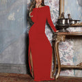 Nouvo Backless Bodycon Maxi Dress