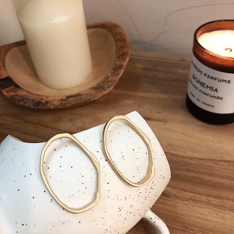 Oval Hoop Earrings