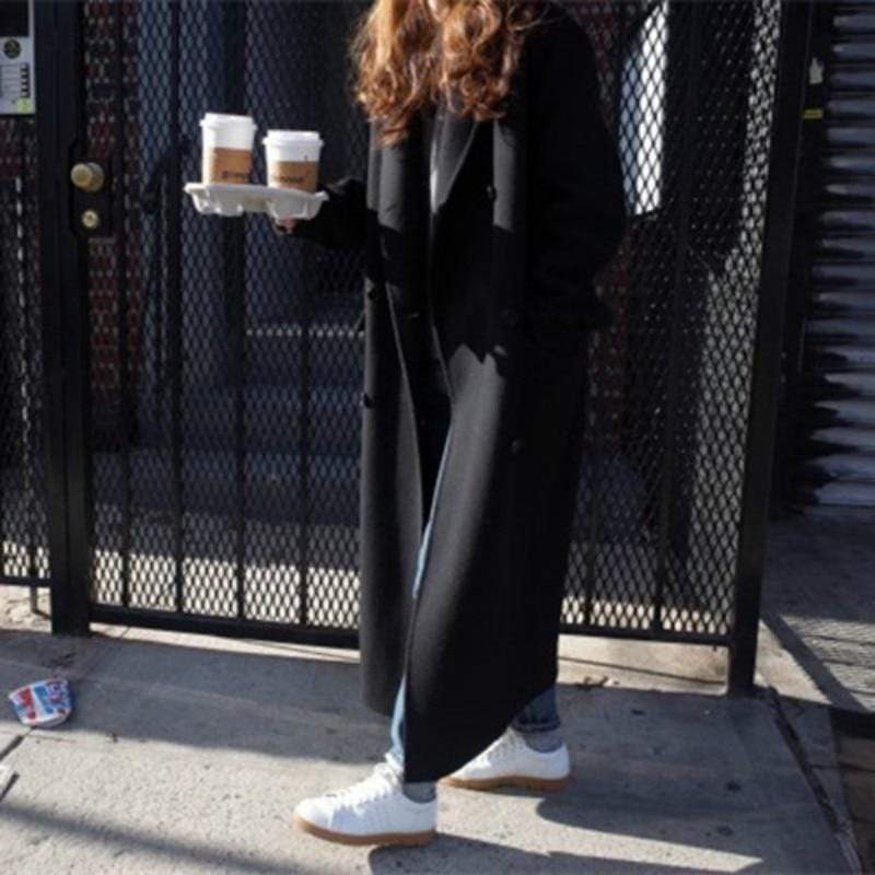 Oxford Wool Blend Coat
