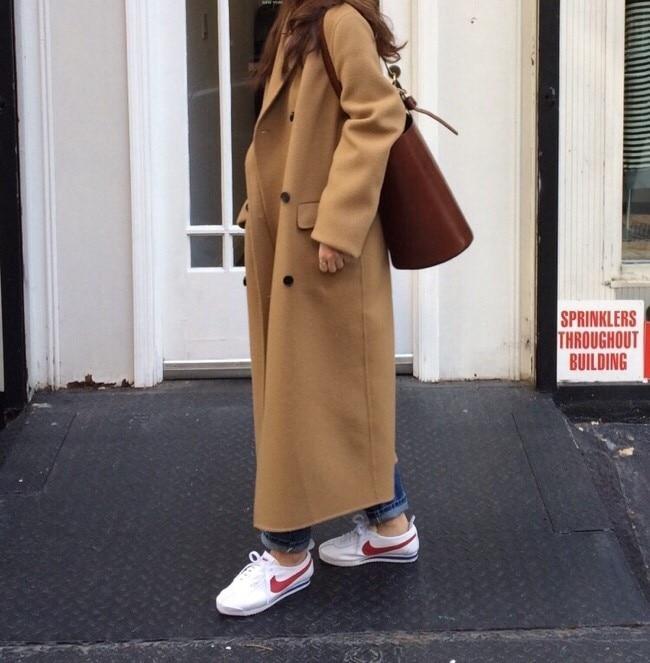 Oxford Wool Blend Coat