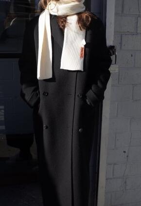 Oxford Wool Blend Coat
