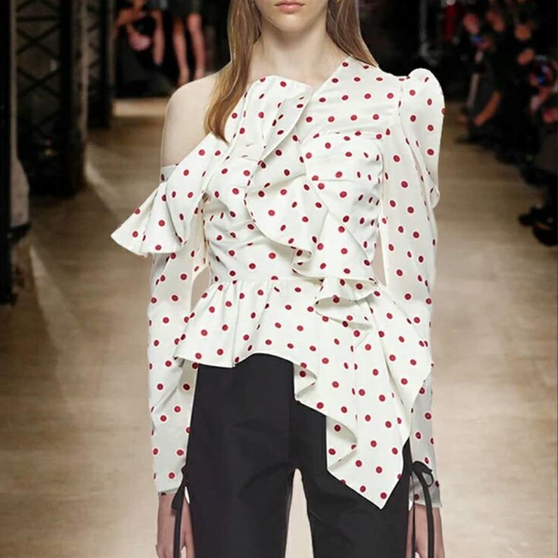 polka dot Believe top
