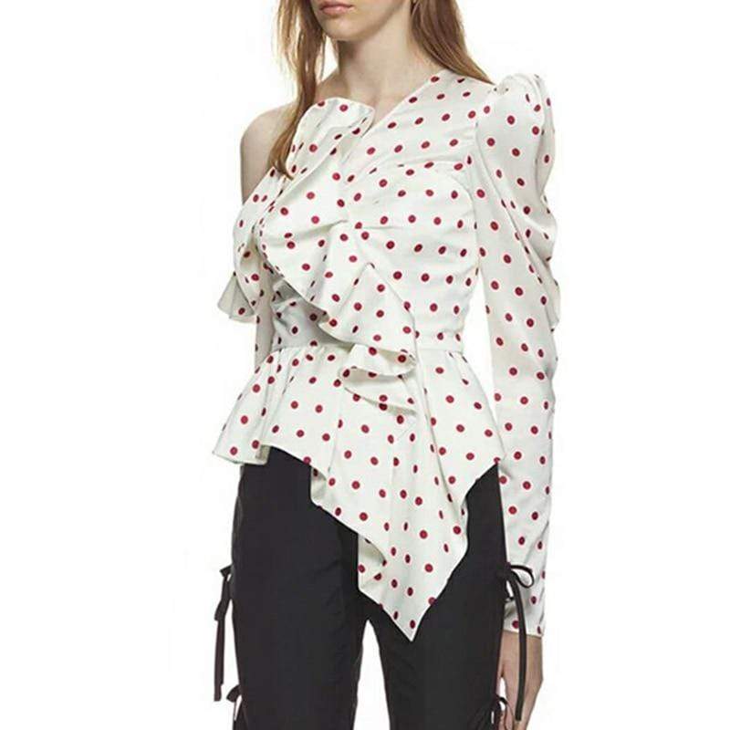 polka dot Believe top