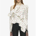polka dot Believe top