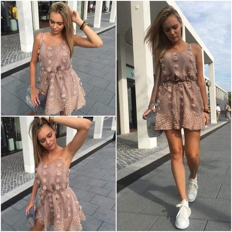 Pom pom sundress