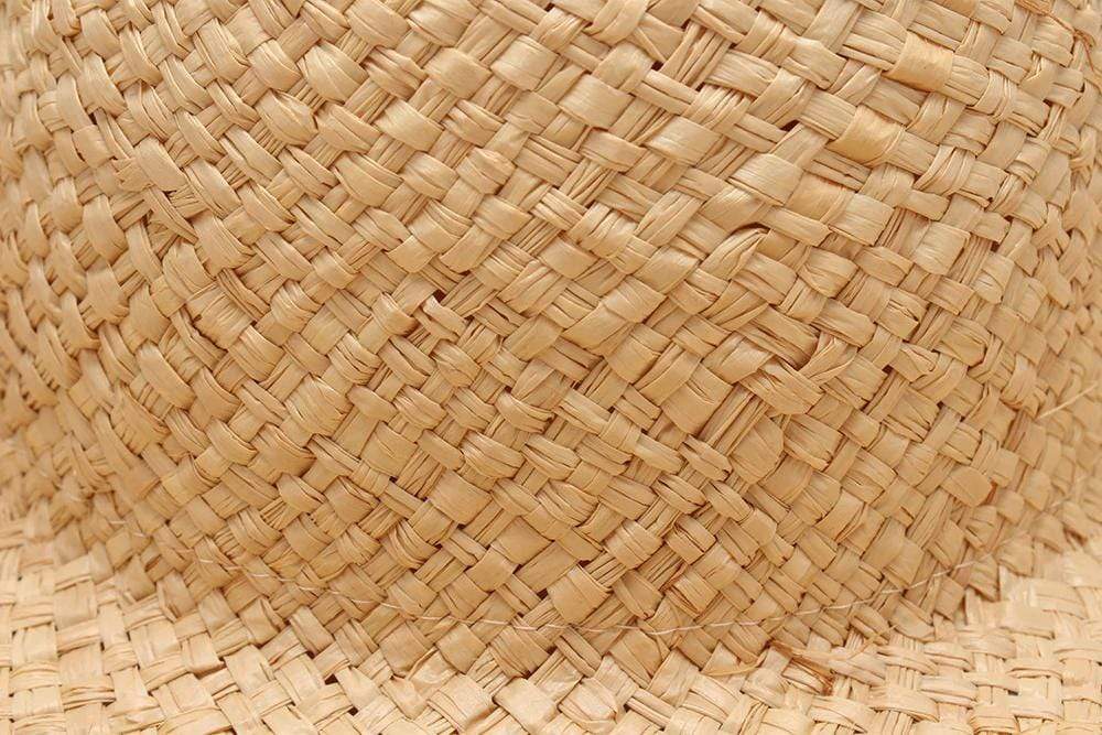 thesem Hat Raffia Edge Straw Hat