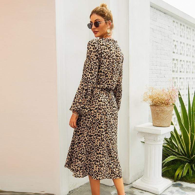 Savannah leopard print dress