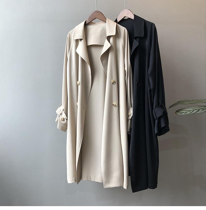 Sophia Single Breasted Trench Coat