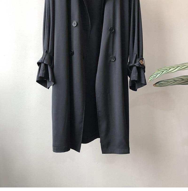 Sophia Single Breasted Trench Coat