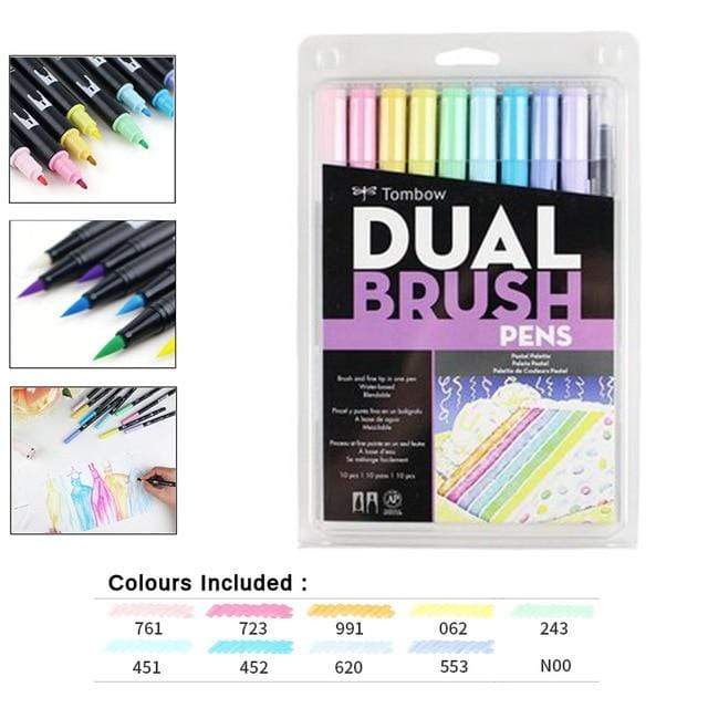 Tombow ABT Dual  Water Brush pen & Fine Tip Pen Professional