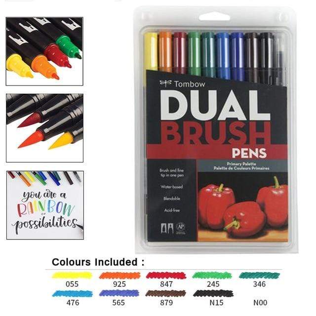 Tombow ABT Dual  Water Brush pen & Fine Tip Pen Professional