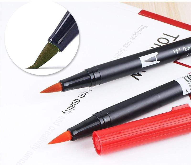 Tombow ABT Dual  Water Brush pen & Fine Tip Pen Professional