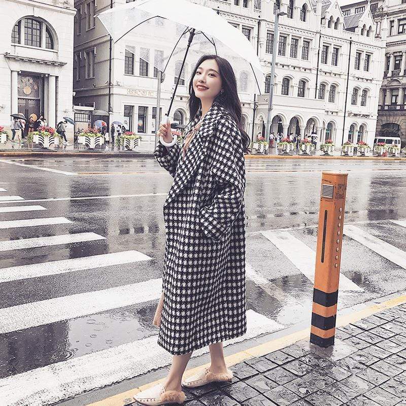 Virgil Houndstooth Coat