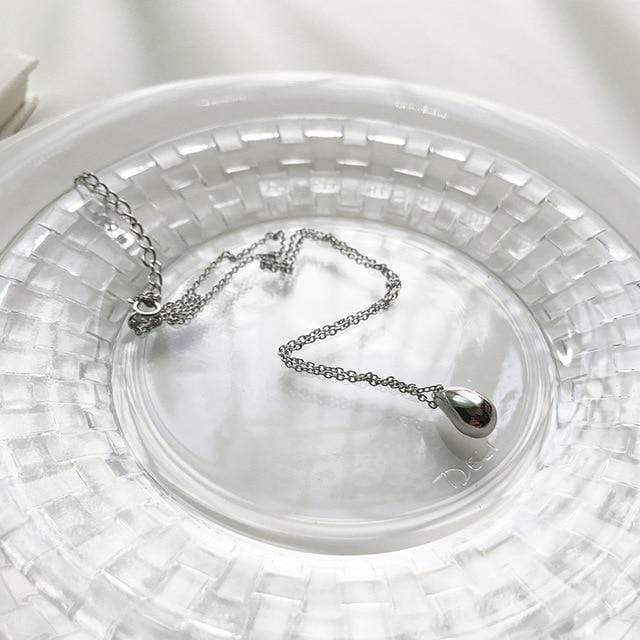 Water Droplet Necklace