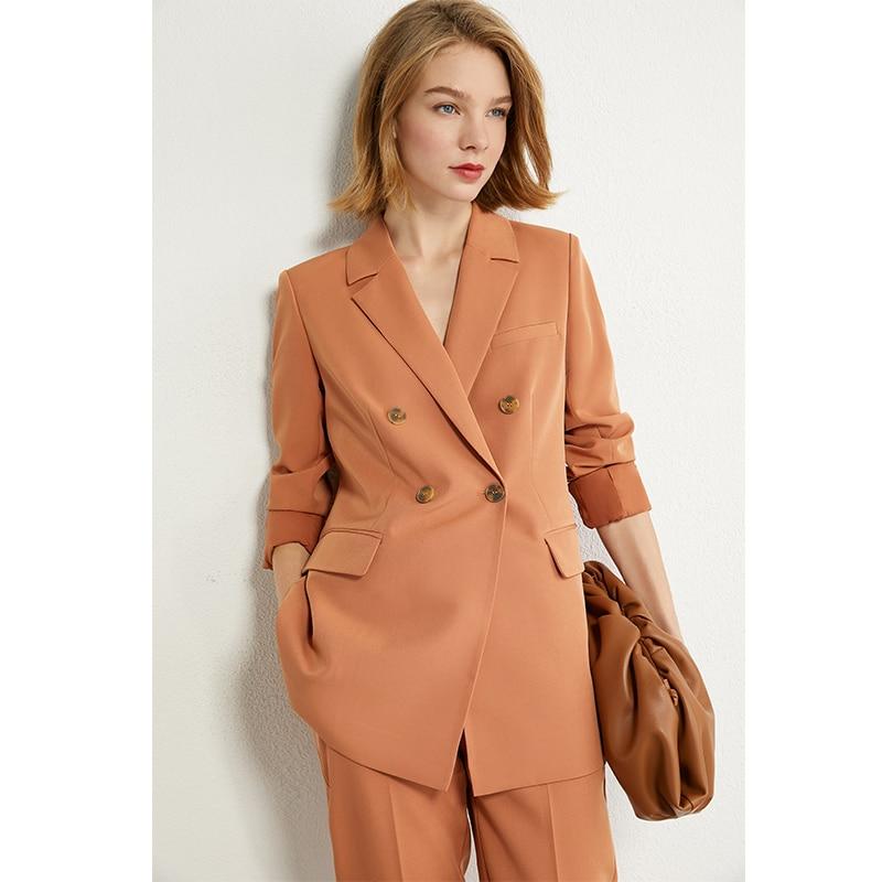 Wholeness Double Breasted Suit Blazer