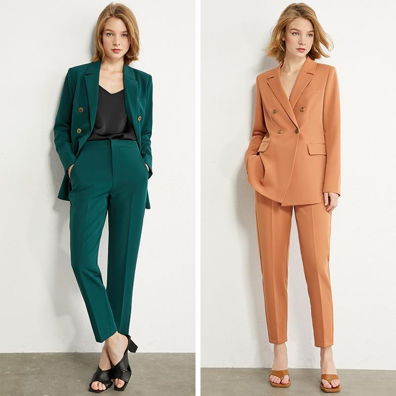 Wholeness Double Breasted Suit Blazer