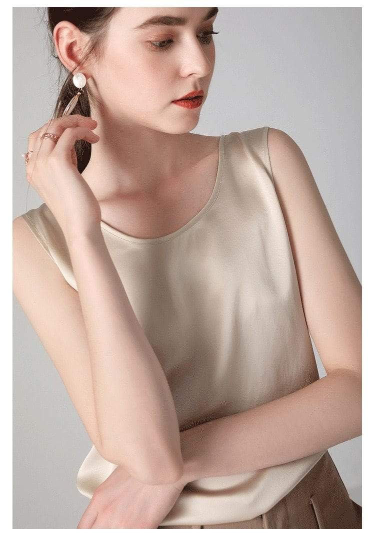 Willow 100% Silk Tank Top