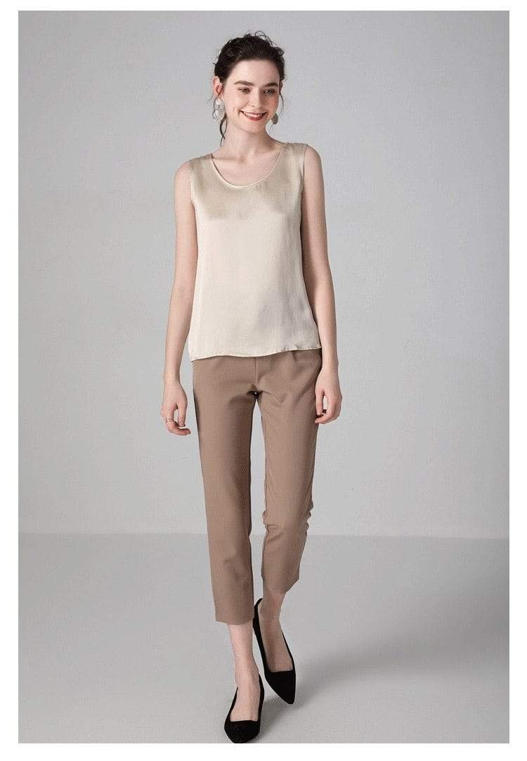 Willow 100% Silk Tank Top
