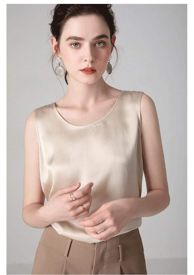 Willow 100% Silk Tank Top