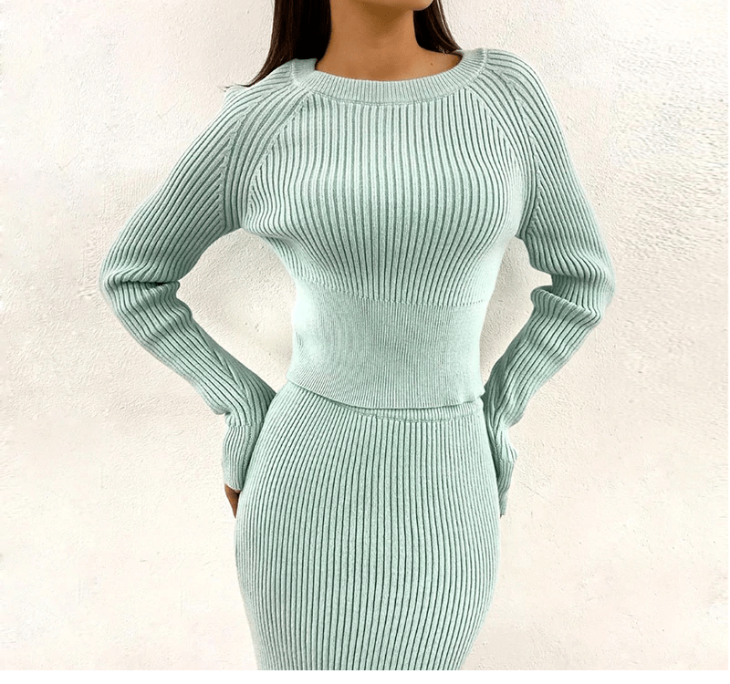 Worthy Knitted Two Piece Set
